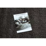 Covor BERBER 9000 maro franjuri shaggy 240x330 cm