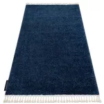 Covor BERBER 9000 albastru închis franjuri shaggy 240x330 cm