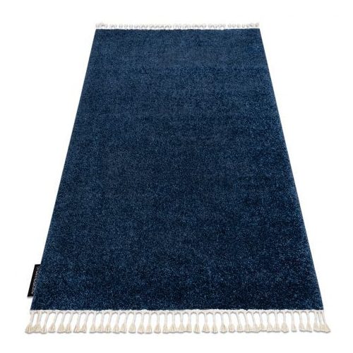 Covor BERBER 9000 albastru închis franjuri shaggy 240x330 cm