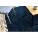 Covor BERBER 9000 albastru închis franjuri shaggy 240x330 cm