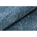 Covor BERBER 9000 Cerc, albastru franjuri shaggy 160 cm