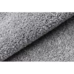 Covor BERBER 9000 Cerc, gri franjuri shaggy 160 cm