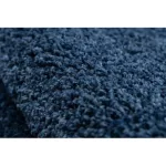 Covor BERBER 9000 Cerc, albastru închis franjuri shaggy 160 cm