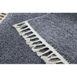 Covor BERBER 9000 gri deschis franjuri shaggy 80x150 cm