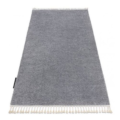 Covor BERBER 9000 gri deschis franjuri shaggy 120x170 cm
