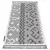 Covor MAROC P659 , gri franjuri Berber shaggy 120x170 cm