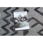 Covor MAROC P659 , gri franjuri Berber shaggy 120x170 cm
