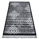 Covor MAROC P658 negru / gri franjuri Berber shaggy 140x190 cm