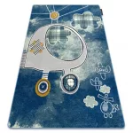 Covor PETIT HELICOPTER albastru 140x190 cm
