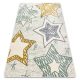 PETIT covor cerc STARS stelute verde 200x290 cm