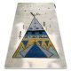 Covor PETIT TIPI gri 80x150 cm