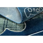 Covor PETIT HELICOPTER albastru 80x150 cm