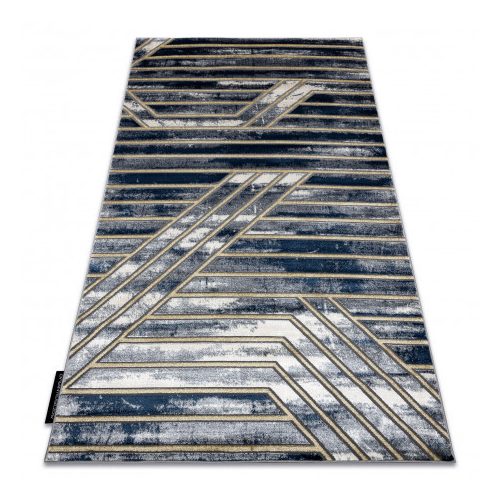 Modern DE LUXE 460 albastru închis / auriu 120x170 cm covor