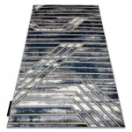 Modern DE LUXE 460 albastru închis / auriu 180x270 cm covor