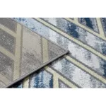 Modern DE LUXE 460 albastru închis / auriu 180x270 cm covor