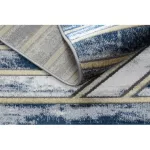 Modern DE LUXE 460 albastru închis / auriu 180x270 cm covor