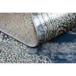 Modern DE LUXE 474 albastru închis / auriu 180x270 cm covor