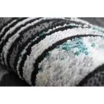 Modern DE LUXE 619gri / verde 180x270 cm covor