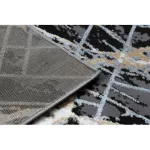 Modern DE LUXE 622 Abstract gri / auriu 180x270 cm covor