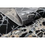 Modern DE LUXE 622 Abstract gri / auriu 180x270 cm covor