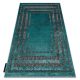 Modern DE LUXE 1516 vintage  verde / antracit 160x220 cm covor