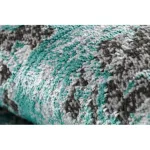 Modern DE LUXE 2079 vintage  verde / antracit 180x270 cm covor