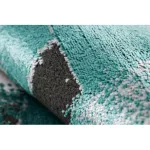 Modern DE LUXE 6768 Figuri geometrice,verde / antracit 180x270 cm covor