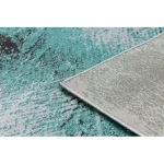 Modern DE LUXE 634 Chenar vintage - Structural verde / antracit 180x270 cm covor