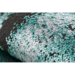 Modern DE LUXE 634 Chenar vintage - Structural verde / antracit 180x270 cm covor