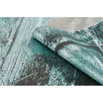 Modern DE LUXE 634 Chenar vintage - Structural verde / antracit 180x270 cm covor