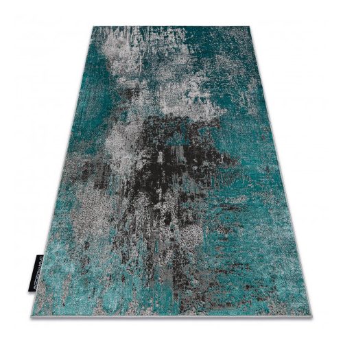 Modern DE LUXE 570 vintage - Structural verde / antracit 200x290 cm covor