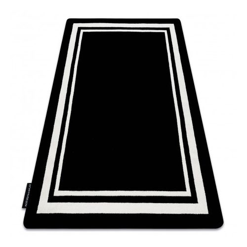 HAMPTON covor Border chenar negru 160x220 cm
