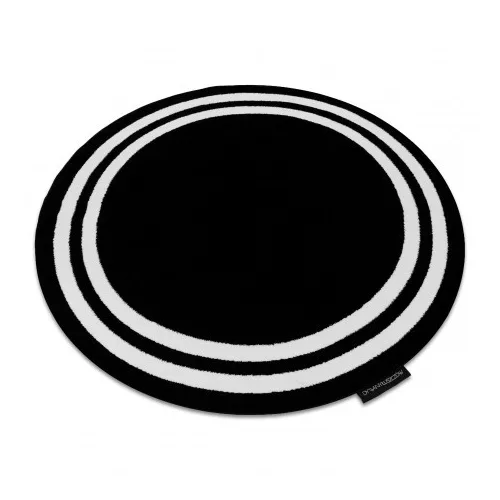 Covor HAMPTON keret- cerc negru 200 cm