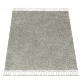   Covor  BERBER 9000 square verde shaggy cu franjuri 120x120 cm