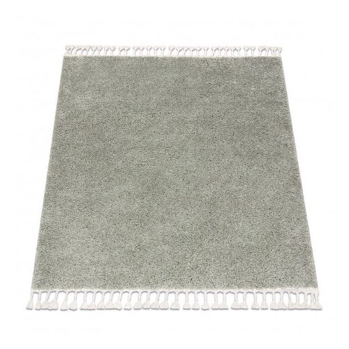 Covor  BERBER 9000 square verde shaggy cu franjuri 120x120 cm
