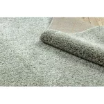 Covor  BERBER 9000 square verde shaggy cu franjuri 120x120 cm