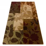  Covor regal 5282 Frunze - bej / verde 100x200 cm