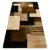  Kab. Covor Royal 5367 Geometric 3D - negru / maro 100x200 cm
