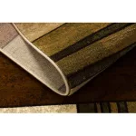  Kab. Covor Royal 5367 Geometric 3D - negru / maro 100x200 cm