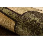  Kab. Covor Royal 5367 Geometric 3D - negru / maro 100x200 cm