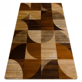  Covor Royal H387 Geometric - maro / bej muștar 100x200 cm