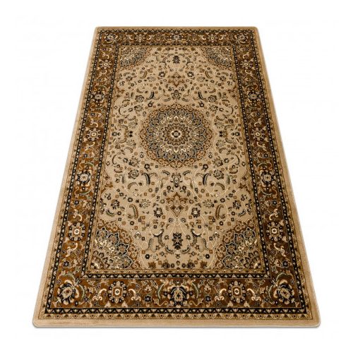  Covor regal E0177 Cadru, rozetă - bej / maro 200x290 cm