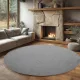 Ay. Helix covor modern rotund 160 x 160 cm 2200 argintiu
