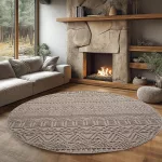 Ay. Helix covor modern rotund 80 x 80 cm 2202 bej