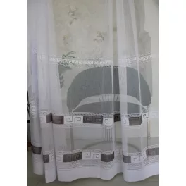    TRD. Perdea gata confecționată model gri grecesc 500x250cm