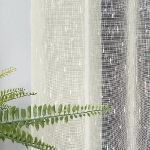  TRD. Perdea gata confecționată Lux crem model Noppe 400x180cm