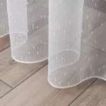  TRD. Perdea gata confecționată Lux alb model Noppe 150x260cm