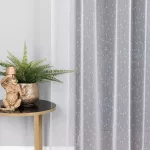  TRD. Perdea gata confecționată Lux alb model Noppe 200x180cm