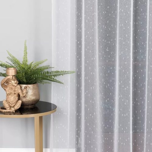  Perdea gata făcută Lux alb model Noppe 400x210cm