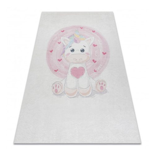 BAMBINO 1128 covor lavabil, covor copii, antiderapant, - crem 160x220 cm
